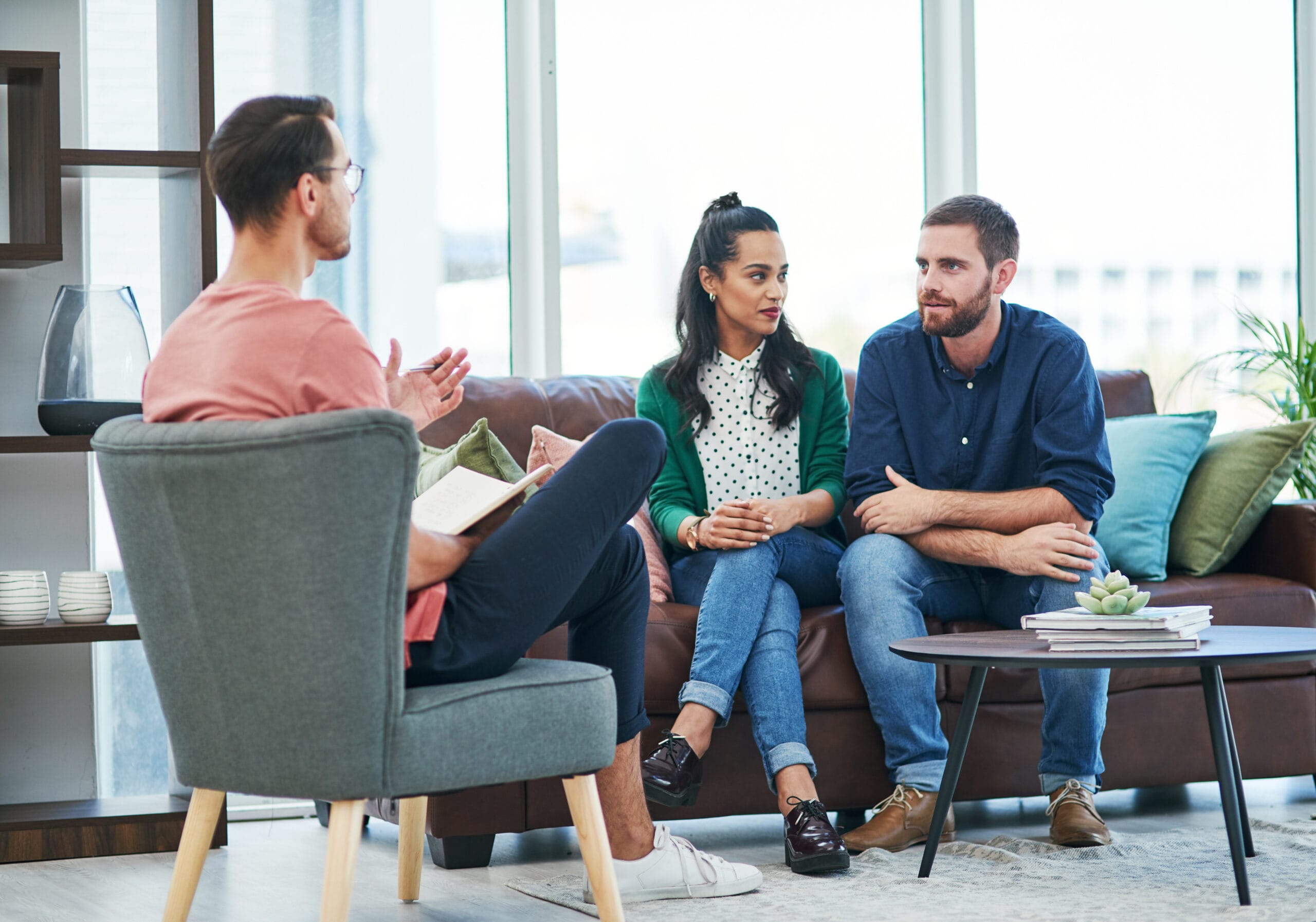 Family conversation with an interventionist