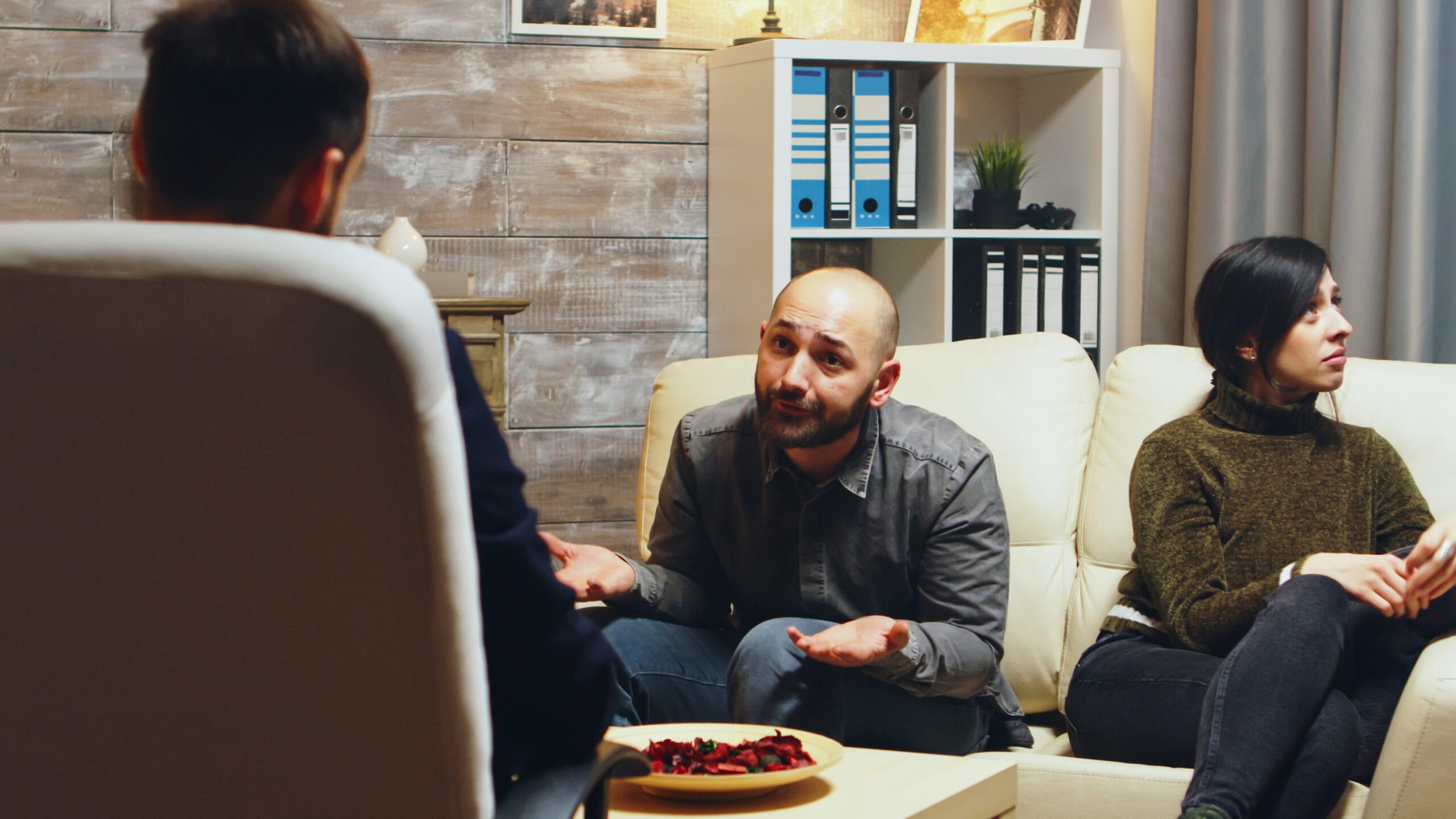 A partner sitting with a difficult decision